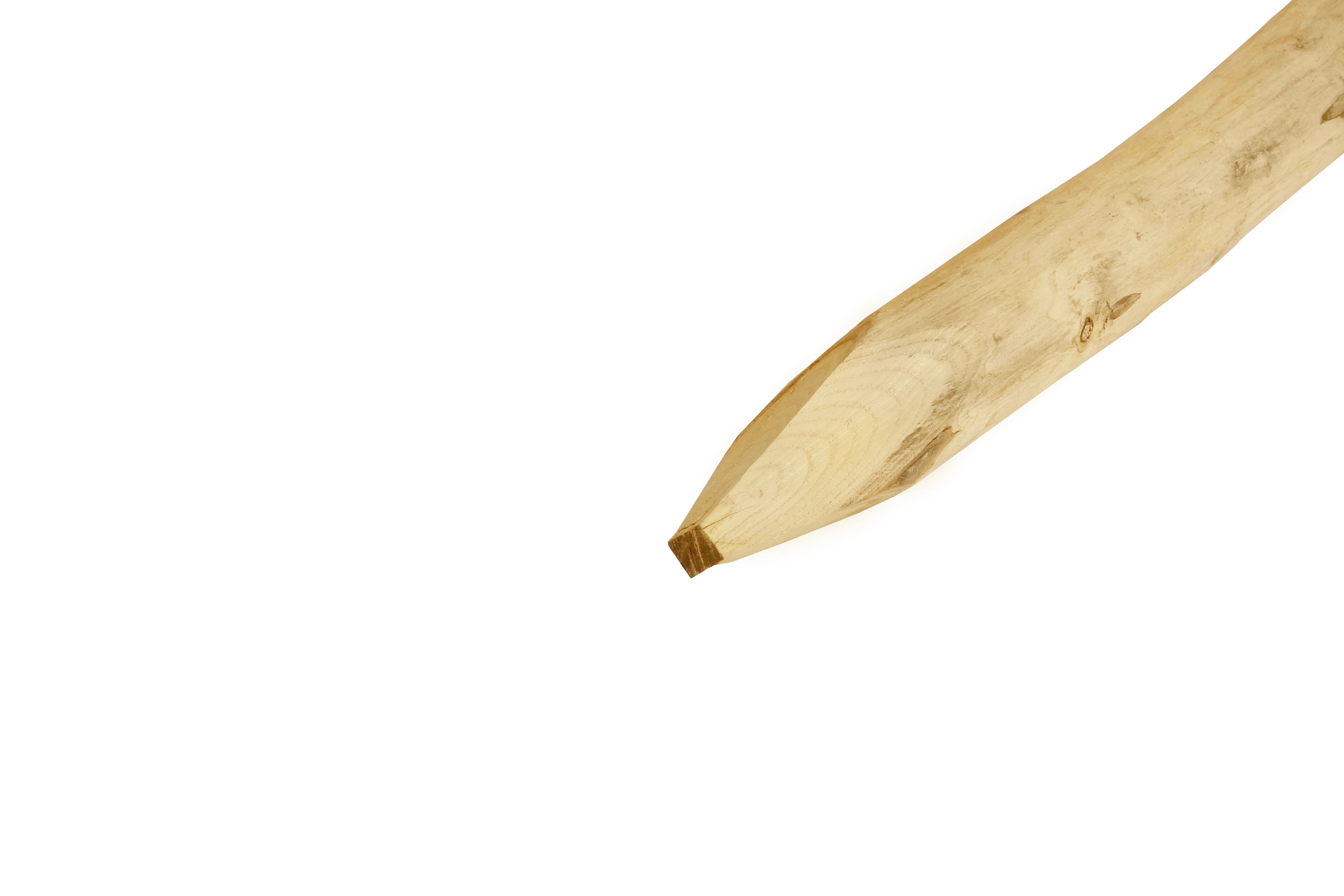 Kastanje Paal Ø 8/10 cm (80/100 mm) - Lengte 250 cm - Afbeelding 3